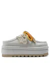 Naked Wolfe Blizzard Genuine Shearling Platform Clog
