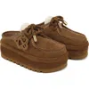 NAKED WOLFE NAKED WOLFE BLIZZARD GENUINE SHEARLING PLATFORM CLOG