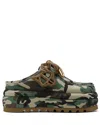 Naked Wolfe Blizzard Genuine Shearling Platform Clog