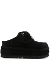 Naked Wolfe Blizzard Black Suede/shearling In Black