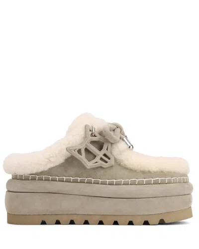 Naked Wolfe Blizzard Yetti Stone Suede In Gray
