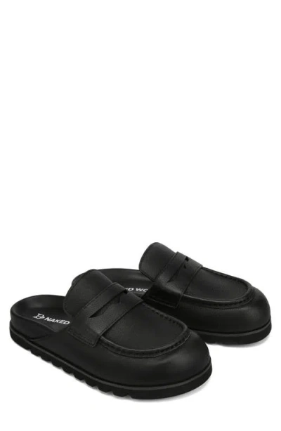 Naked Wolfe Cord Penny Loafer Mule