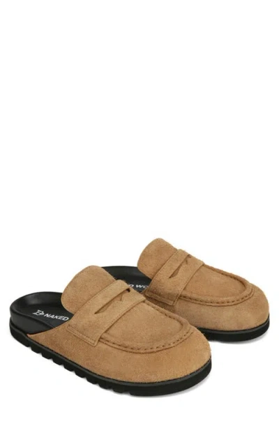 Naked Wolfe Cord Penny Loafer Mule