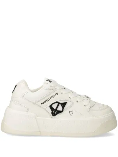 Naked Wolfe Crash Sneaker In White