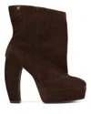 Naked Wolfe Dancer Brown Suede In Multi