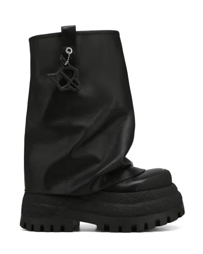 Naked Wolfe Disturb Leather Black In Black-leather