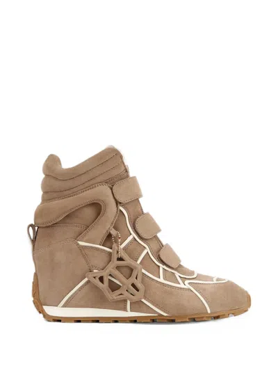 Naked Wolfe Element Touch-strap Sneakers In 뉴트럴