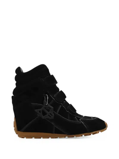 Naked Wolfe Element Touch-strap Sneakers In Black
