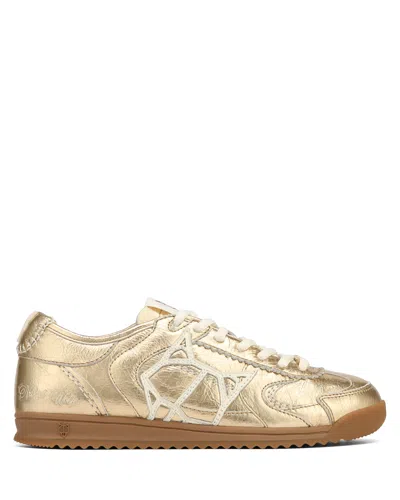 Naked Wolfe Exposure Crinkle Leather Gold In Metallic