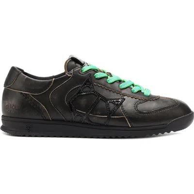 Naked Wolfe Exposuree Leather Sneaker In Black