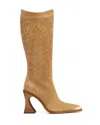 NAKED WOLFE FAME COW SUEDE CAMEL