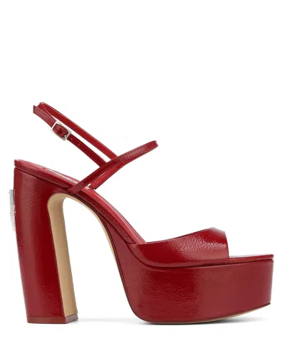 Naked Wolfe Fire Crinkle Patent Leather Red