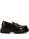 Naked Wolfe Flawed Platform Loafer In Schwarz