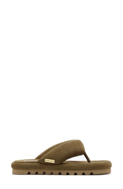 Naked Wolfe Hilary Leather Sandal In Brown