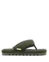 Naked Wolfe Hilary Leather Sandal In Green