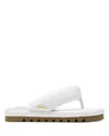 Naked Wolfe Hilary Platform Flip Flop In White