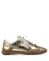 Naked Wolfe Island Gold Metallic Crinkle Cow Leather