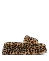 Naked Wolfe Ivy Shearling Leopard Print