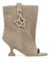 Naked Wolfe Kindly Stone Suede In Brown