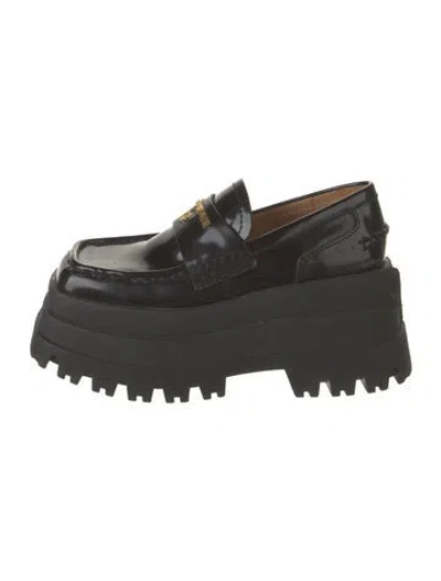 Pre-owned Naked Wolfe Leather Boots In Black