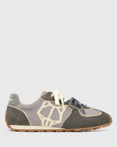 Naked Wolfe Lightning Sneaker In Gray