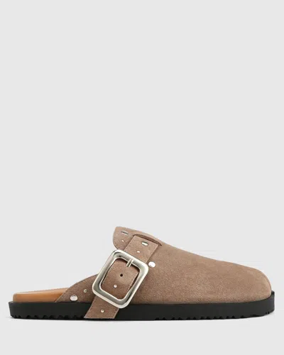 Naked Wolfe Lola Mushroom Suede In Brown