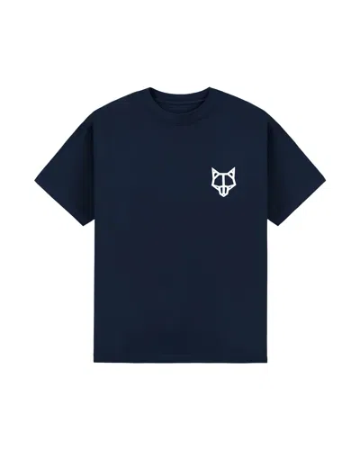 Naked Wolfe Man Classic T-shirt Navy In Blue