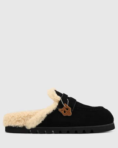 Naked Wolfe Man Cord Fur Black Suede