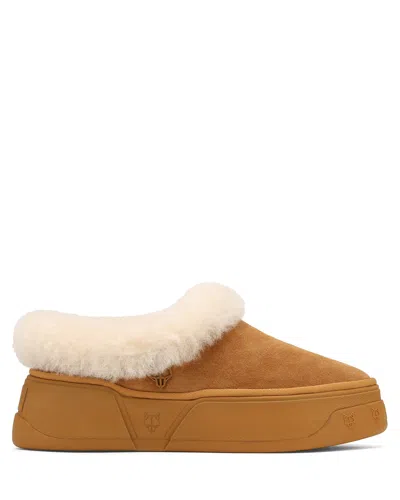 Naked Wolfe Man K-02 Tan Shearling In Brown