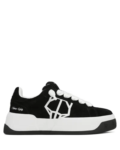 Naked Wolfe Man Kray Hairy Cow Suede Black/white