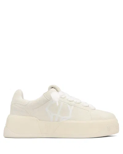 Naked Wolfe Man Kray Hairy Cow Suede Ice In White