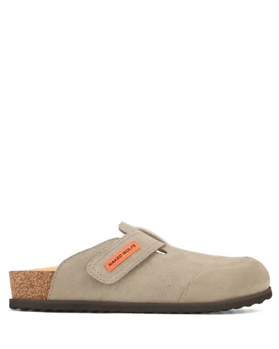 Naked Wolfe Man Melt Taupe Suede In Neutral