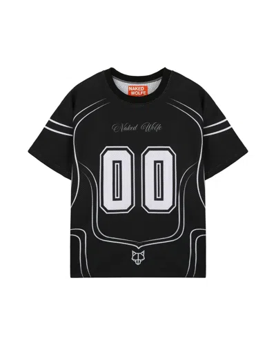 Naked Wolfe Man Naked Wolfe Jersey Top Black
