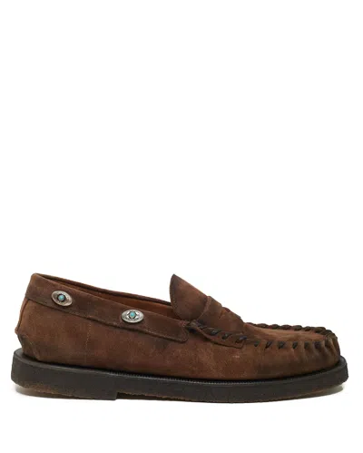 Naked Wolfe Man Sorrento Suede Tan In Brown