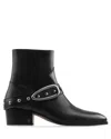 Naked Wolfe Man The Hollywood Boot Black Leather