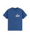 Naked Wolfe Man Vintage Painting T-shirt Blue