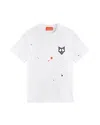 Naked Wolfe Man Wolfe T-shirt White Paint Splatter