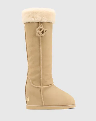 Naked Wolfe Melrose Sand Suede In Brown