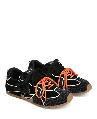 Naked Wolfe Men's Ace Sneaker In Black