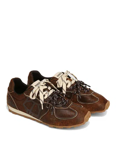 Naked Wolfe Men's Lightning Leather Sneaker In Multi