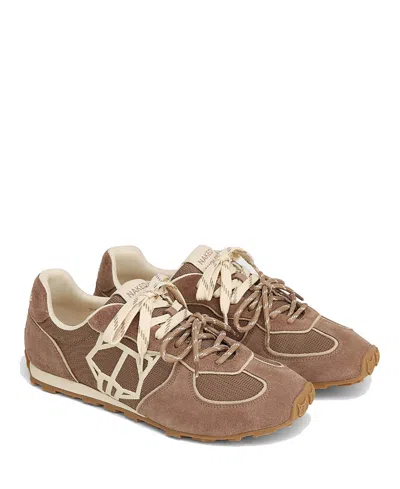Naked Wolfe Men's Lightning Mesh Sneaker In Brown