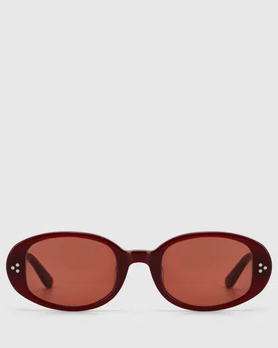 Naked Wolfe Milan Burgundy Sunglasses