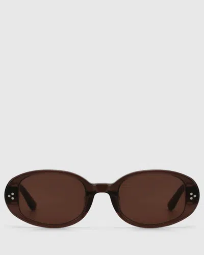Naked Wolfe Milan Sunglasses In Brown