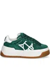 Naked Wolfe Sound Platform Skate Shoe In 绿色