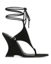 Naked Wolfe Rampage Black Suede In Black