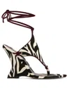 Naked Wolfe Rampage Black/white Zebra In Black