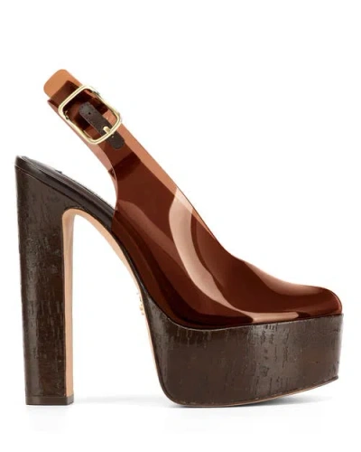 Naked Wolfe Rare Heels In Brown