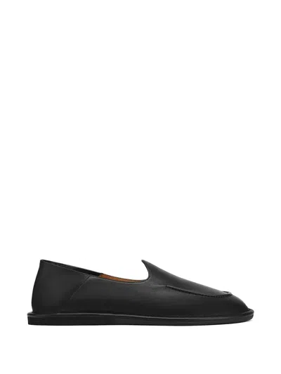 Naked Wolfe Reef Leather Loafers In Black