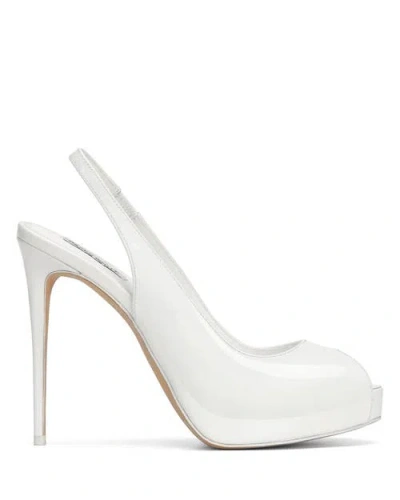 Naked Wolfe River Heels In White