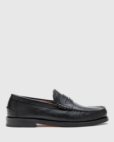 Naked Wolfe Riviera Black Croc